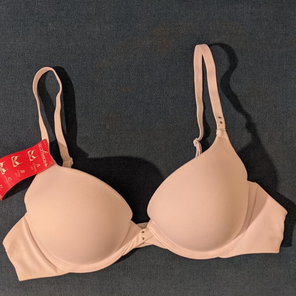 NWT Lily of France "Your Perfect Lift" Underwire Push Up Bra 36A